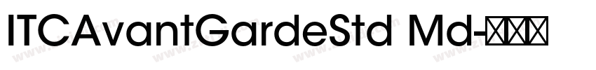 ITCAvantGardeStd Md字体转换